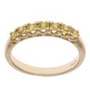 9ct Yellow Gold Yellow Topaz Eternity Ring