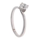 18ct White Gold 0.50ct Brilliant Cut Diamond Solitaire Ring