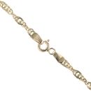 9ct Yellow Gold Floral Crucifix Pendant and Twist Chain 18"