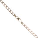 9ct Yellow Gold Square Curb Chain 18"