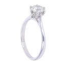14ct White Gold 0.95ct Diamond Solitaire Ring