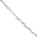 9ct White Gold 0.30ct Diamond Chain 18"