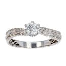 18ct White Gold 0.65ct Diamond Solitaire Ring