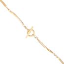 9ct Yellow Gold Fancy Bar Chain 18"