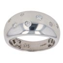 9ct White Gold 0.20ct Diamond Fancy Ring