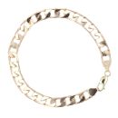 9ct Yellow Gold Curb Bracelet 8.5"