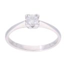18ct White Gold 0.25ct Diamond Solitaire Ring