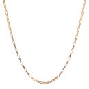 9ct Yellow Gold Square Belcher Chain 18"