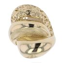 14ct Yellow Gold Patterned Swirl Ring