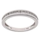 9ct White Gold 0.33ct Brilliant Cut Diamond Half Eternity Ring