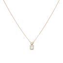 9ct Yellow Gold 0.50ct Brilliant Cut Diamond Pendant And Chain 18"