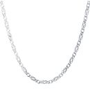 9ct White Gold Celtic Chain 18"