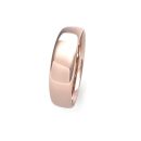 18ct Rose Gold 5mm Slight Court Wedding Band