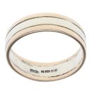 9ct Yellow and White Gold Wedding Band 5mm