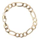 9ct Yellow Gold Fiagro Bracelet 8"
