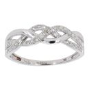 9ct White Gold 0.27ct Diamond Fancy Ring by Anya Belle