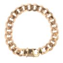 9ct Yellow Gold Curb Bracelet 8.5"