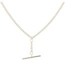 9ct Yellow Gold Albert T-Bar Chain 22"