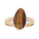 18ct Yellow Gold Tiger's Eye Ring
