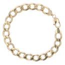 9ct Yellow Gold Curb Bracelet 9"