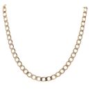 9ct Yellow Gold Curb Chain 16"