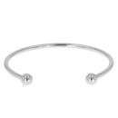 Silver Children's Torque Bangle By Icesia