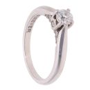 18ct White Gold 0.40ct Diamond Solitaire Ring
