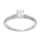 9ct White Gold 0.33ct Diamond Solitaire Ring
