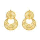 22ct Yellow Gold Filigree Chand Bali