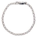 9ct White Gold 6.00ct Diamond Tennis 7" Bracelet