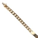 9ct Yellow Gold ID Curb Bracelet 7.5"