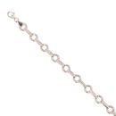 9ct White Gold Fancy Bracelet 7.5"