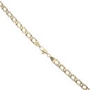 9ct Yellow Gold Double Curb Chain 18"