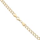 14ct Yellow Gold Pink Gemstone Duo Panther Chain 16"