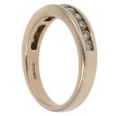 9ct Yellow Gold 0.50ct Brilliant Cut Diamond Half Eternity Ring