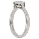 Platinum 0.74ct Marquise Cut Diamond Solitaire Ring