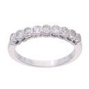 18ct White Gold 0.20ct Diamond Eternity Ring