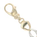 9ct Yellow and White Gold Fancy Bracelet 8"