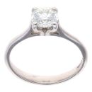 Platinum 1.00ct Diamond Solitaire Ring