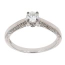 18ct White Gold 0.40ct Diamond Solitaire Ring