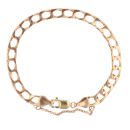 9ct Yellow Gold Curb Bracelet 9"