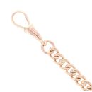 9ct Rose Gold Albert Bracelet 7"