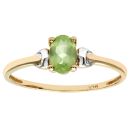 9ct Yellow Gold Peridot Ring