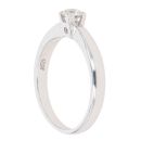 18ct White Gold 0.25ct Diamond Solitaire Ring
