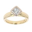 14ct Yellow Gold 0.75ct Diamond Solitaire Ring
