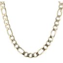 9ct Yellow Gold Figaro Chain 28"