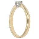 18ct Yellow Gold 0.25ct Brilliant Cut Diamond Solitaire Ring