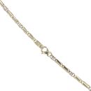 9ct Yellow And White Gold Fancy Chain 16"
