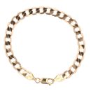 9ct Yellow Gold Curb Bracelet 8"