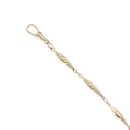 9ct Yellow Gold Patterned Fancy Bracelet 7.5"